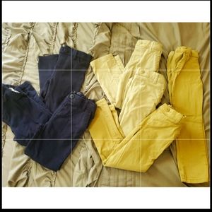 Girls 4t uniform bottoms 7 pair
